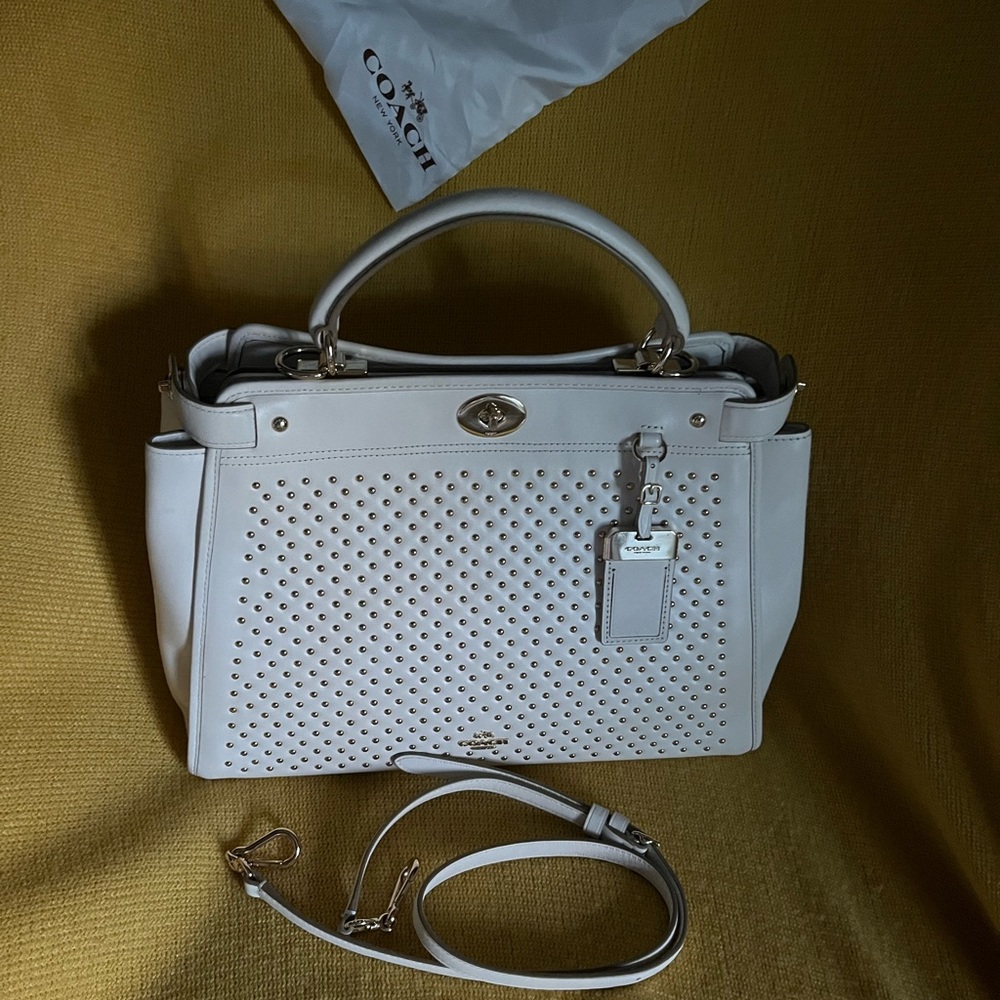 Coach stud Gramercy Satchel - Picture 10 of 11